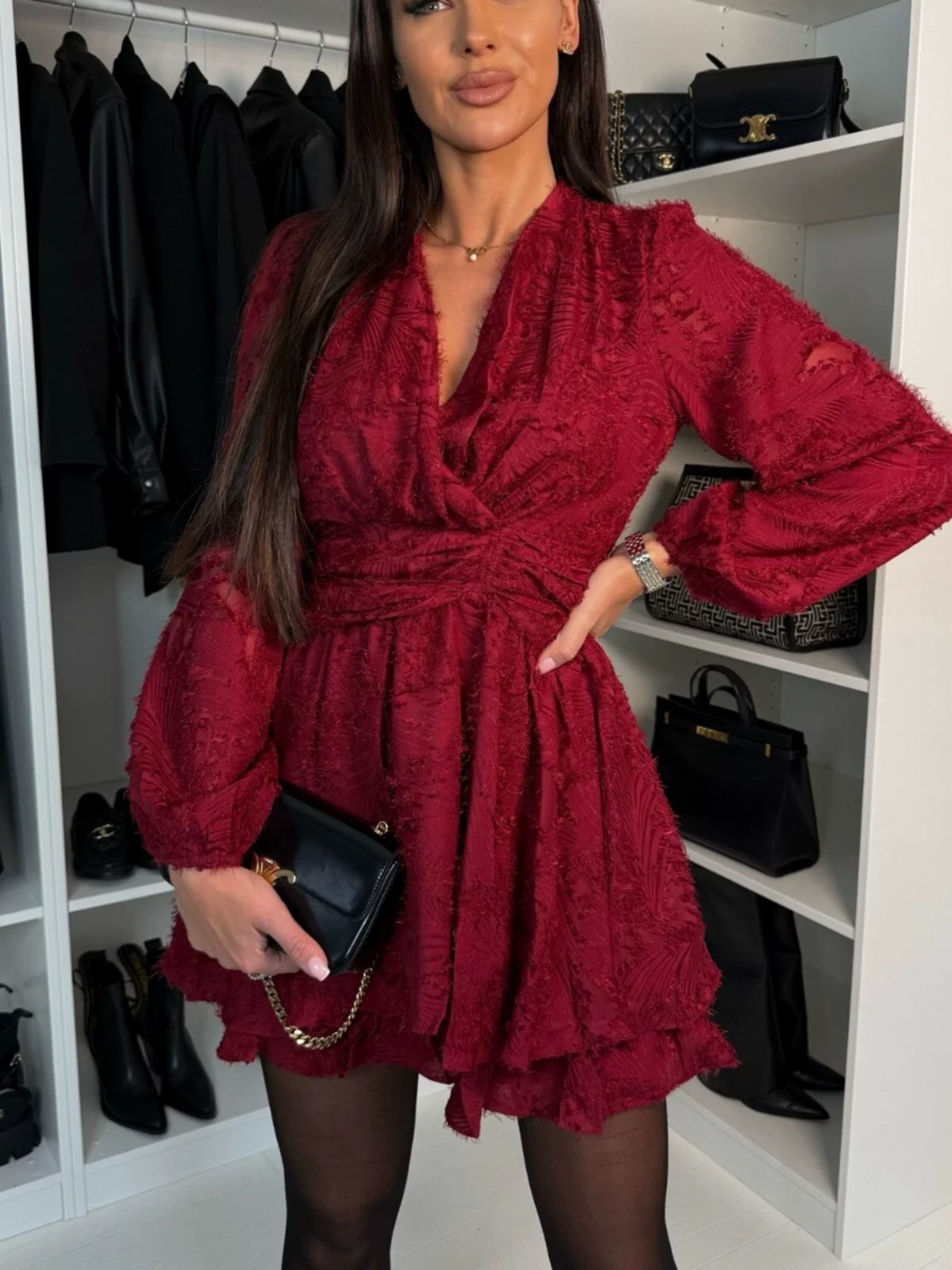 Night motive dress CD899 images